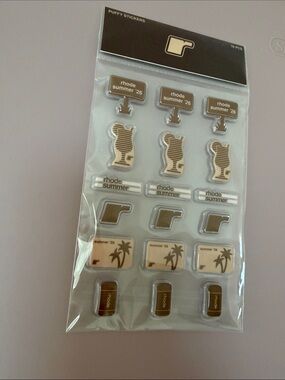 rhode skin Neutral Beige & Warm Brown Puffy Sticker Sheet